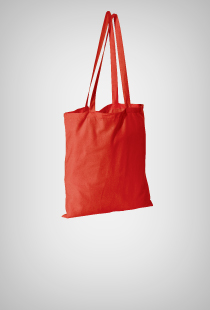 Tasche aus Baumwolle rot