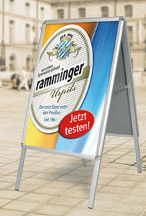Aufsteller