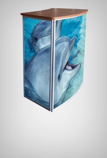 Curved Counter Exhibition