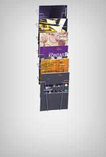Broschureholder Wall 6+10