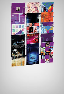 Broschureholder Wall 15