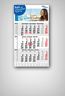 Einblatt-Monatskalender 