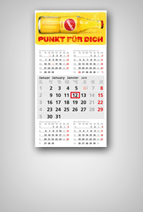 Einblatt-Monatskalender 
